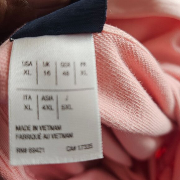 Reebok Pink Hoodie Drawstring Pockets Womens Size M - Picture 8 of 8